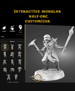 Customizer Modular Bundle - Half-Orcs 3d model