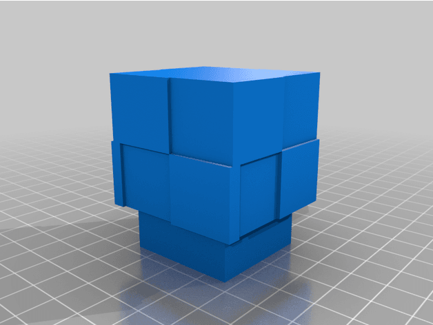Minecraft torch lamp 3d model