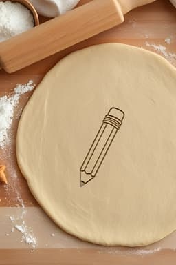 Pencil Cookie Cutter, Biscuit Cutter 3d model