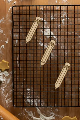 Pencil Cookie Cutter, Biscuit Cutter 3d model