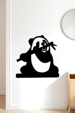 Panda Wall Art, Wall Decor, Home Decor 3d model