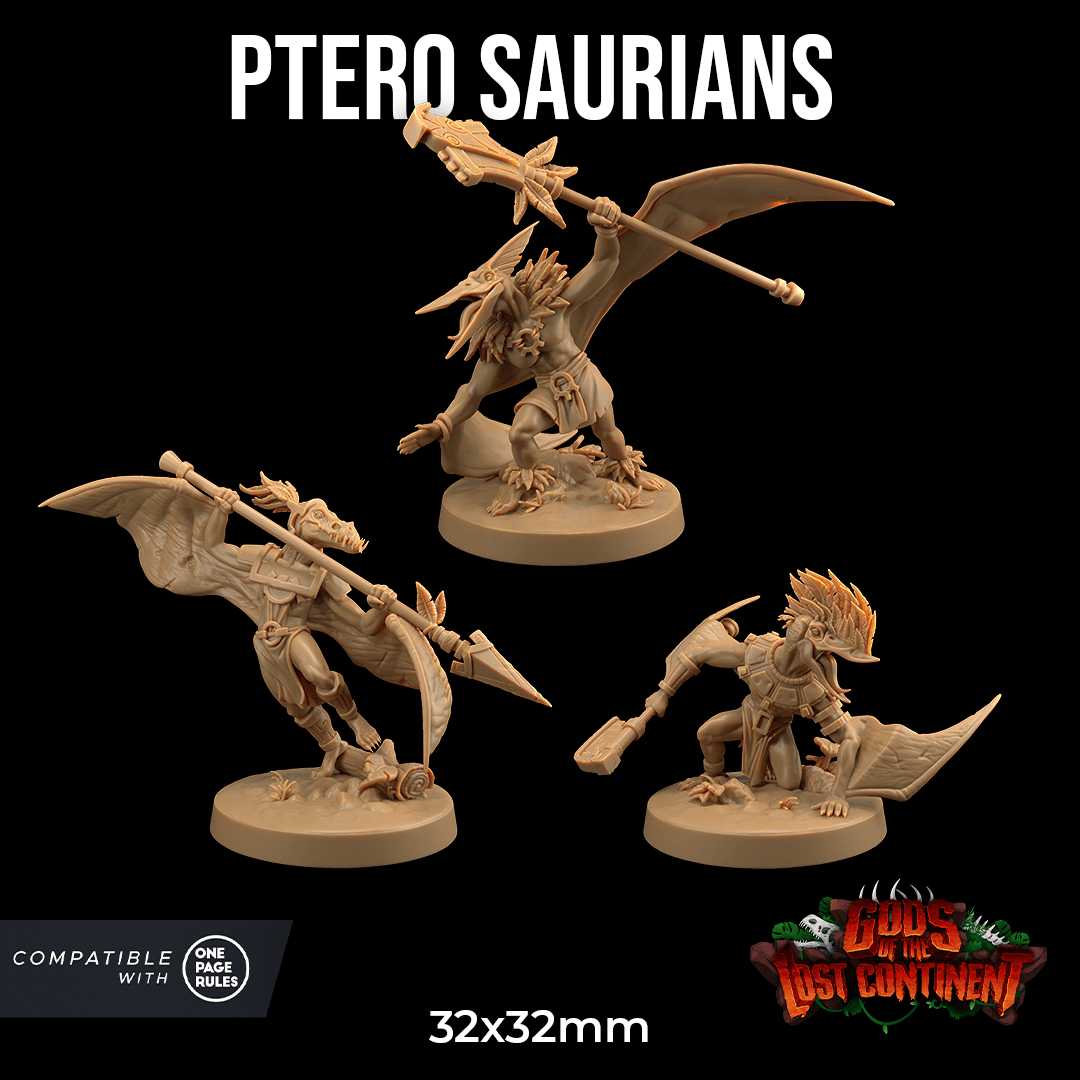 Pteranodon Saurian 3d model
