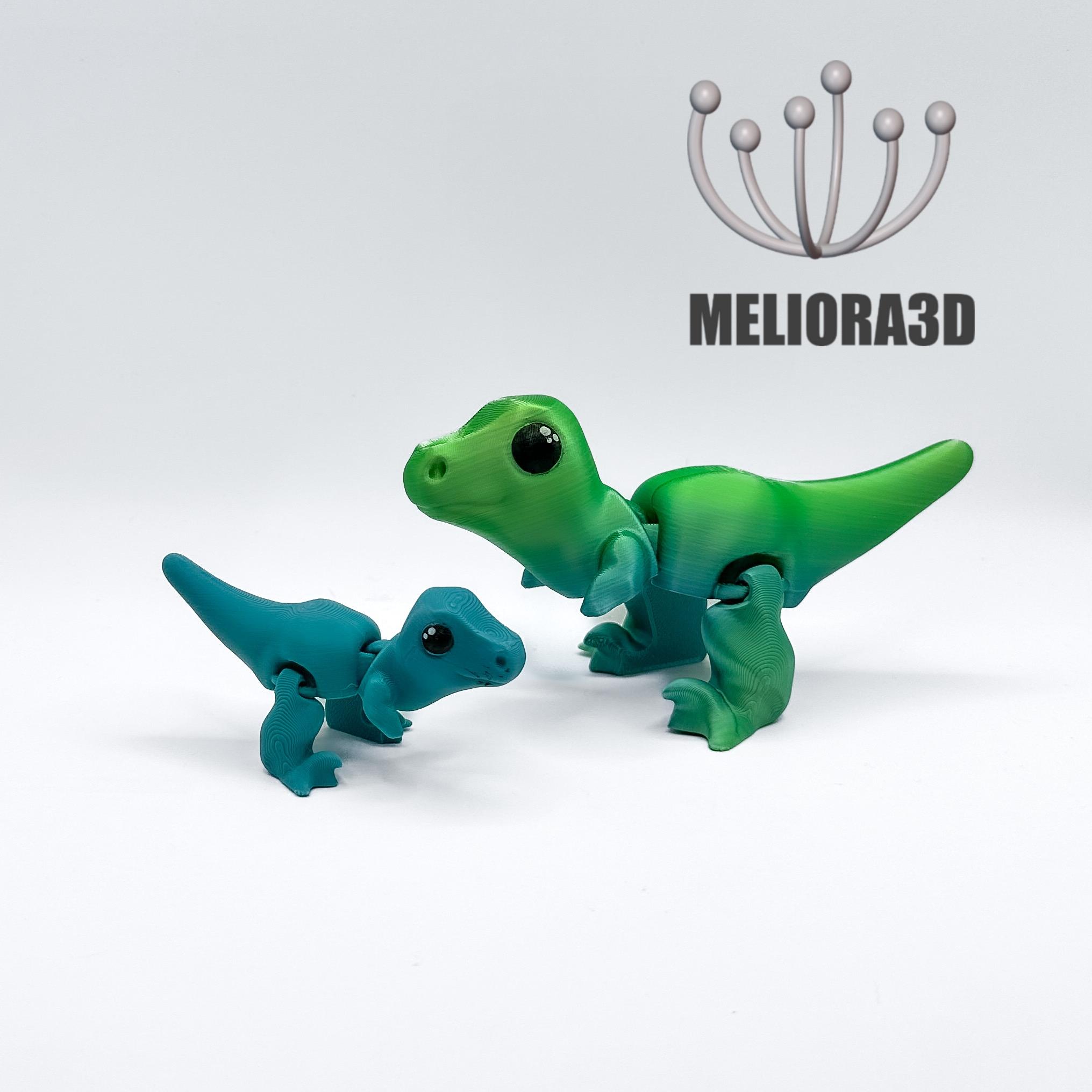 M3D - Flexi Baby Raptor 3d model