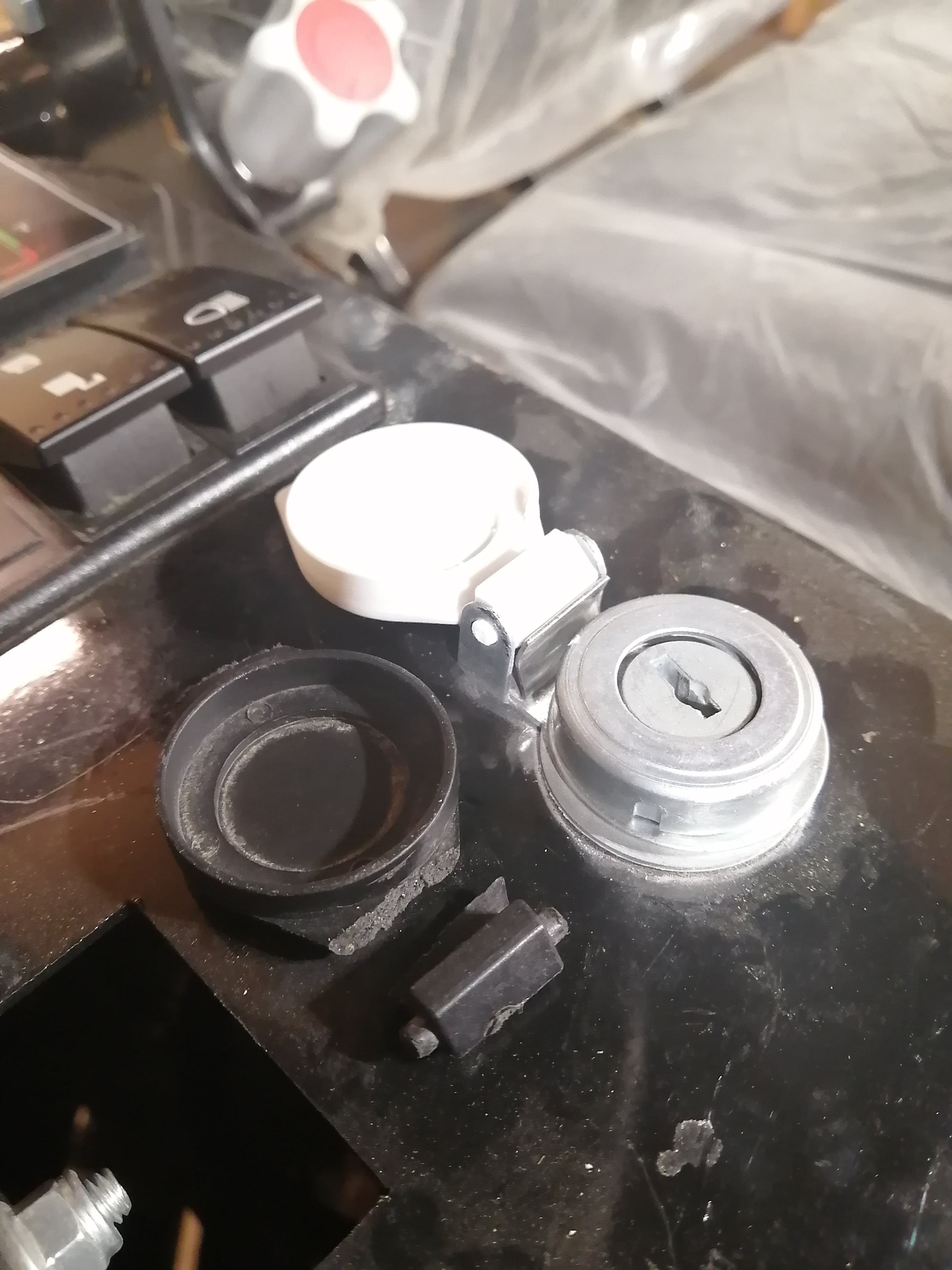 Mini Excavator Ignition Cap 3d model