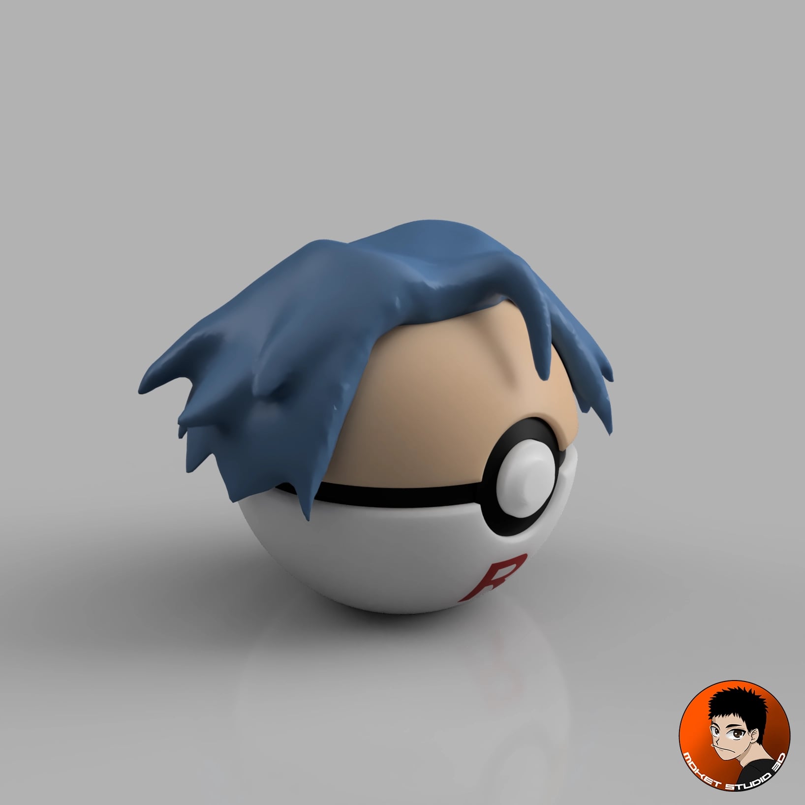 James Team Rocket Pokeball 3d model