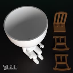 ROBERT PLANT IN A ROCKING CHAIR 3d model