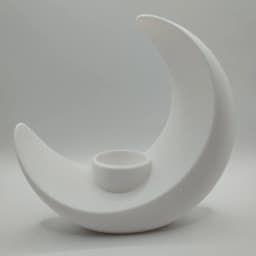 Designer Crescent Decorative Object, Vase, Vessel 3d model