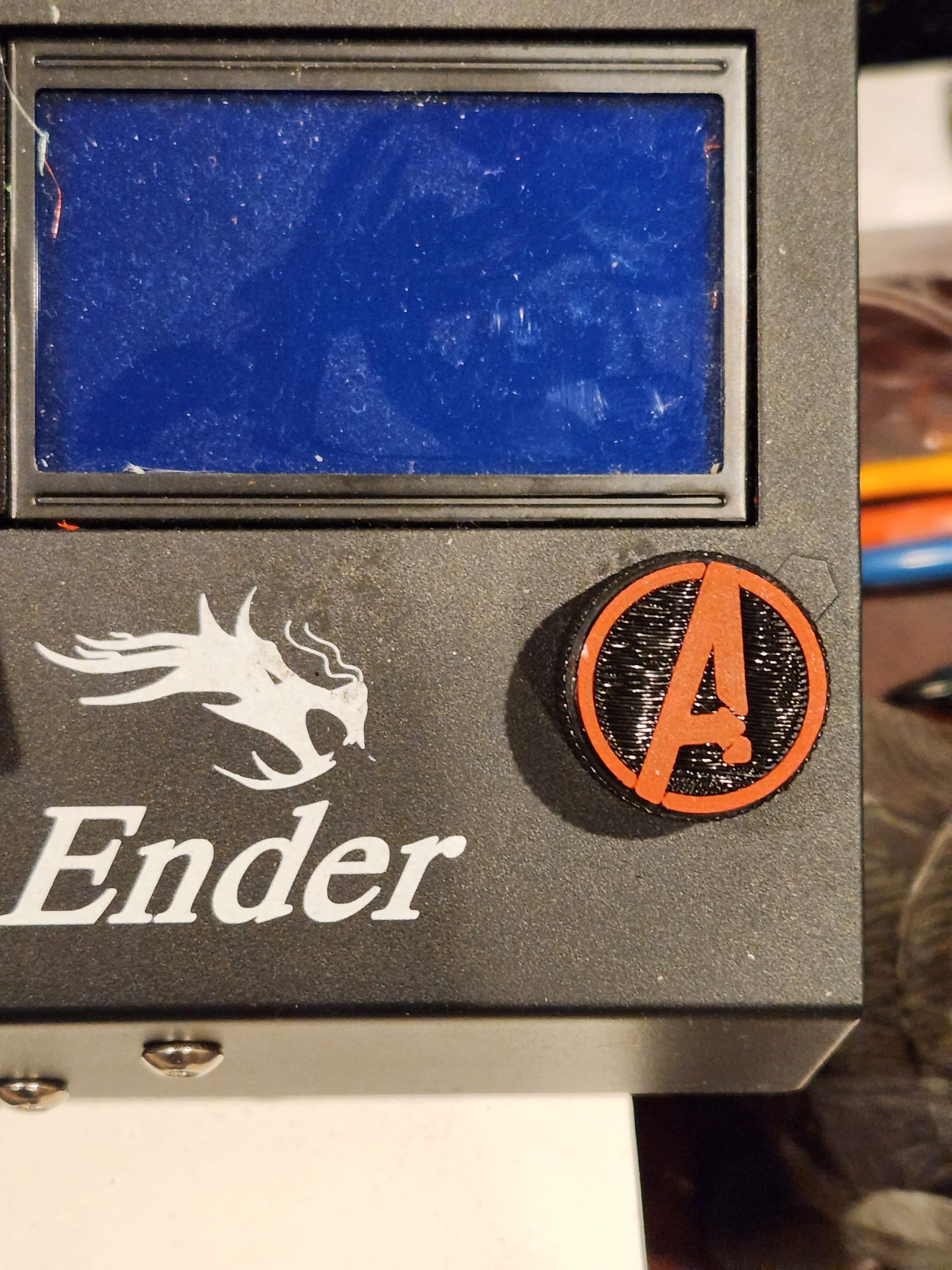 Avengers Ender 3 or PRO LCD Knob2 3d model
