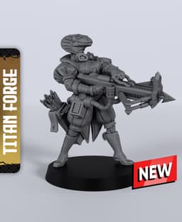 Lizardman Female Engineer - With Free Dragon Warhammer - 5e DnD Inspired for RPG and Wargamers 3d model