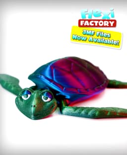 Flexi Factory Turtle with 3mf Included! 3d model