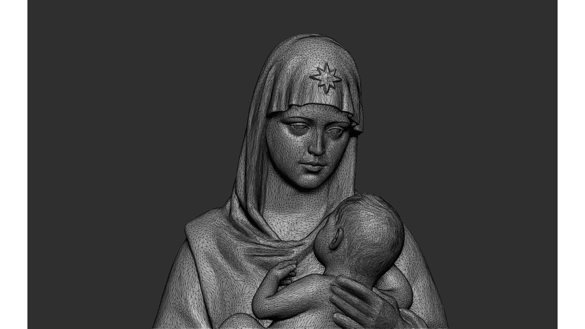 Nativity Scene 3D Scanning STL Printable 3d model