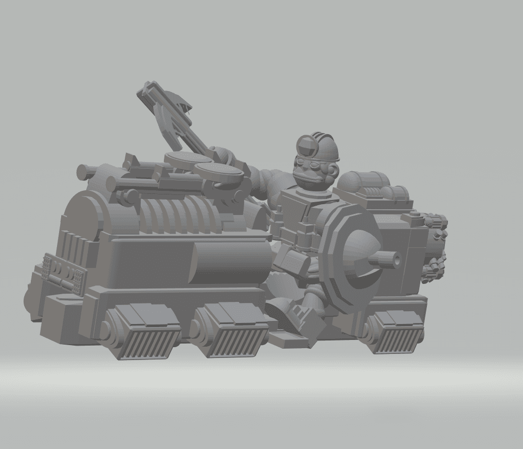FHW: Dairr jet bike Sergeant 3d model