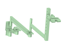 C270 Detent Cam Mount System for Ender3 3d model