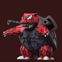 Venom Carnage Blastoise 3d model