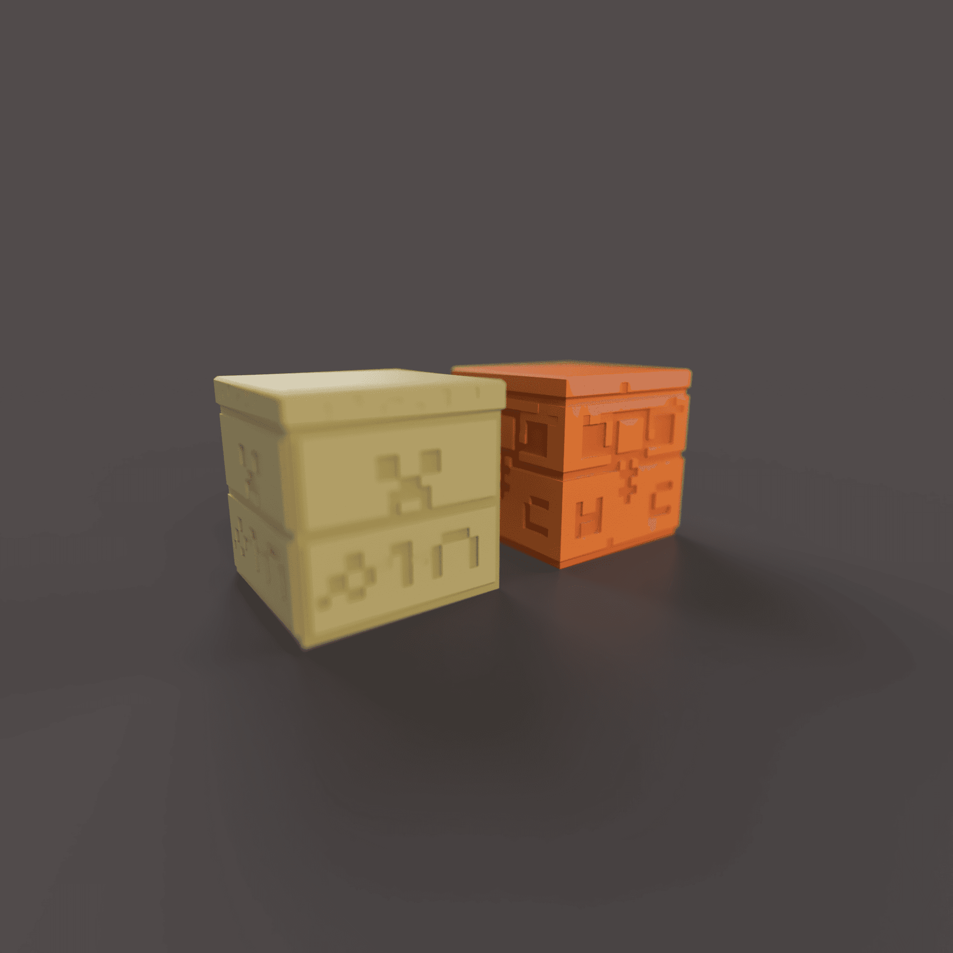 Minecraft Chiseled Sandstone 3d model