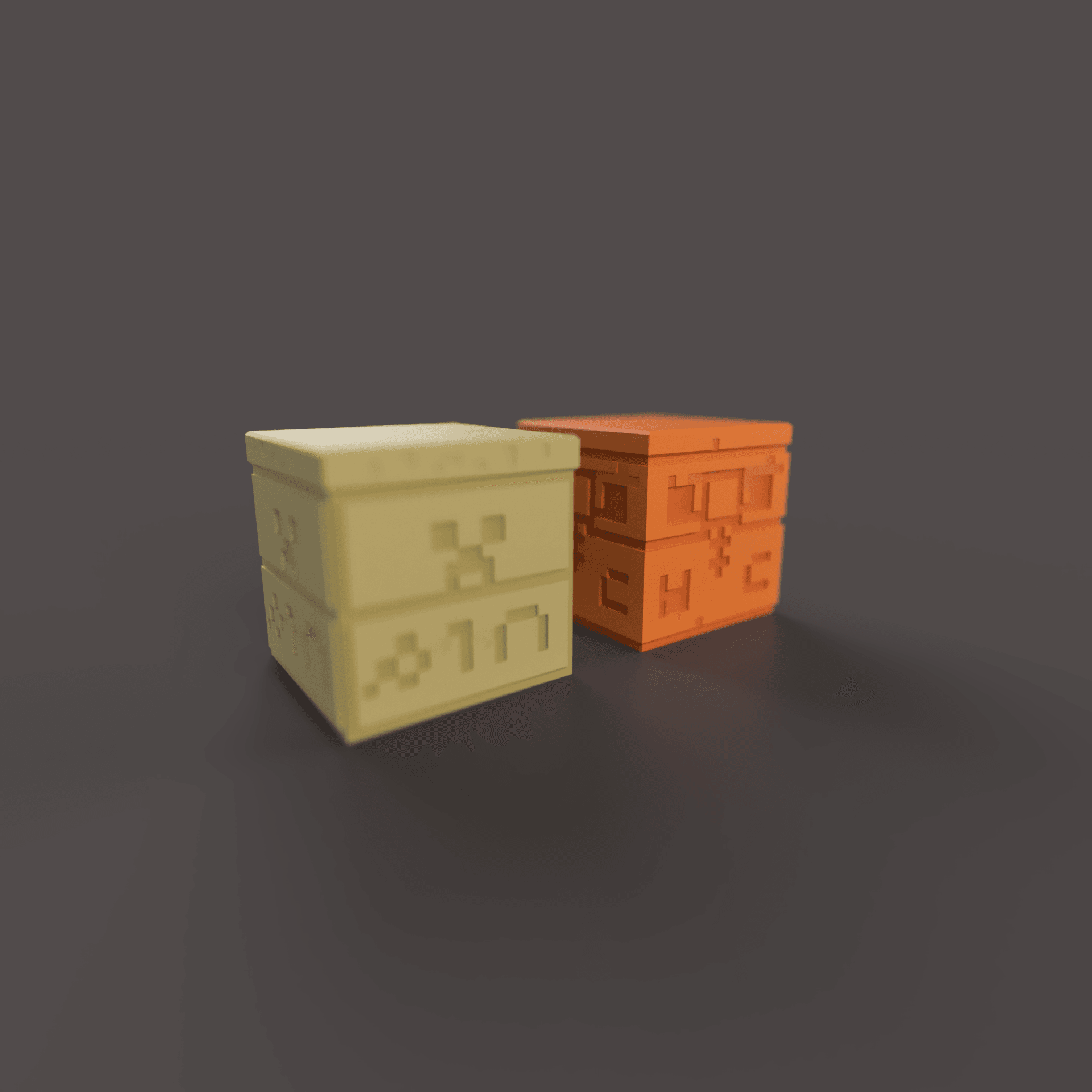 Minecraft Chiseled Sandstone 3d model