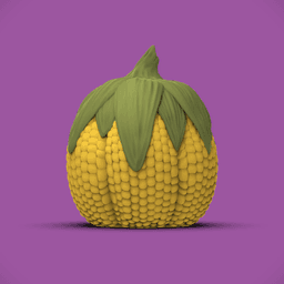 Corn Pumpkin (+MMU 3mf file) 3d model