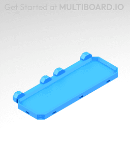 6x2 MU - Simple Bolt-Locked Shelf 3d model