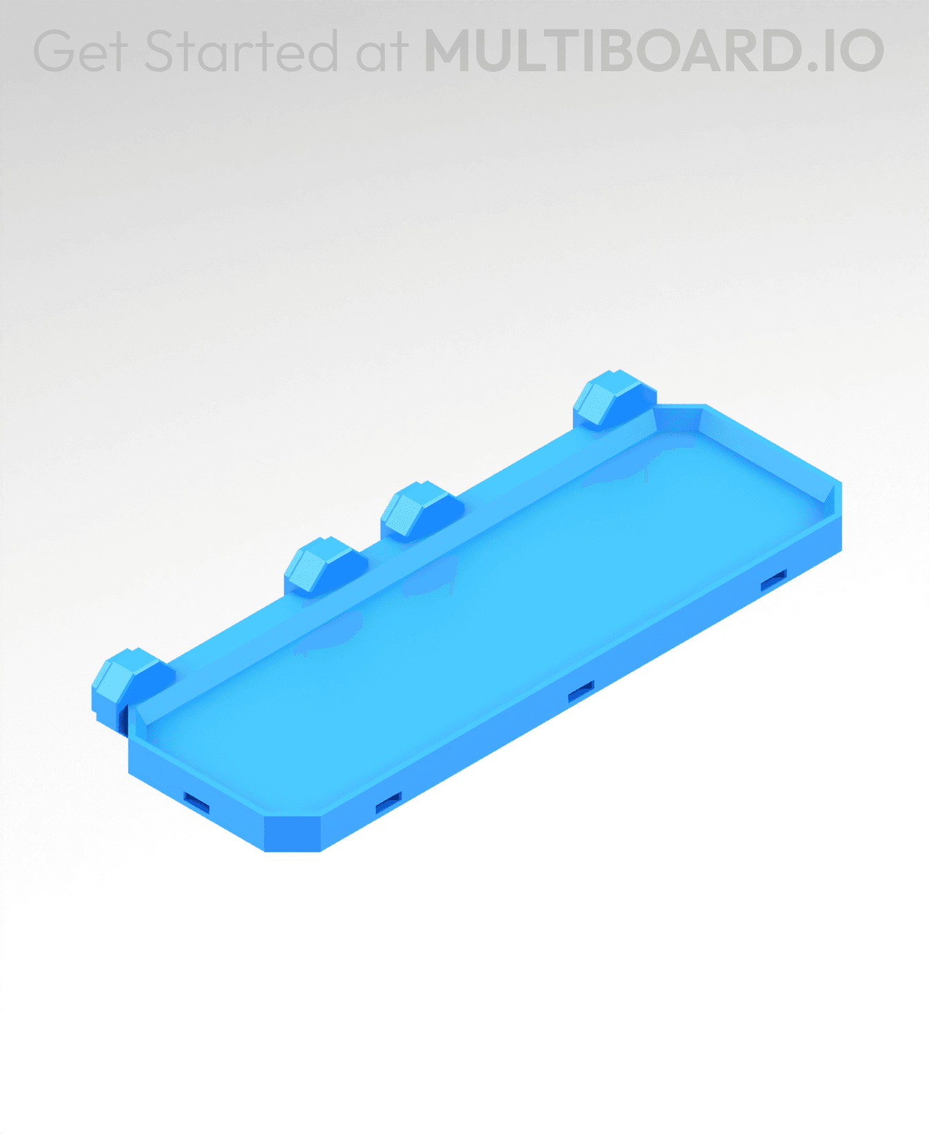 6x2 MU - Simple Bolt-Locked Shelf 3d model