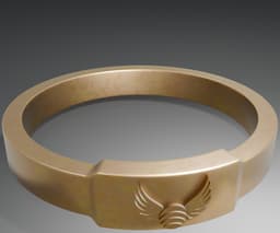 The Golden Snitch ring from Harry Potter 3d model