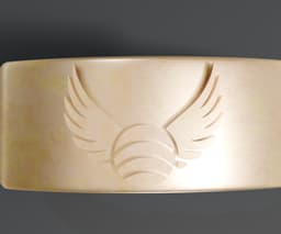 The Golden Snitch ring from Harry Potter 3d model