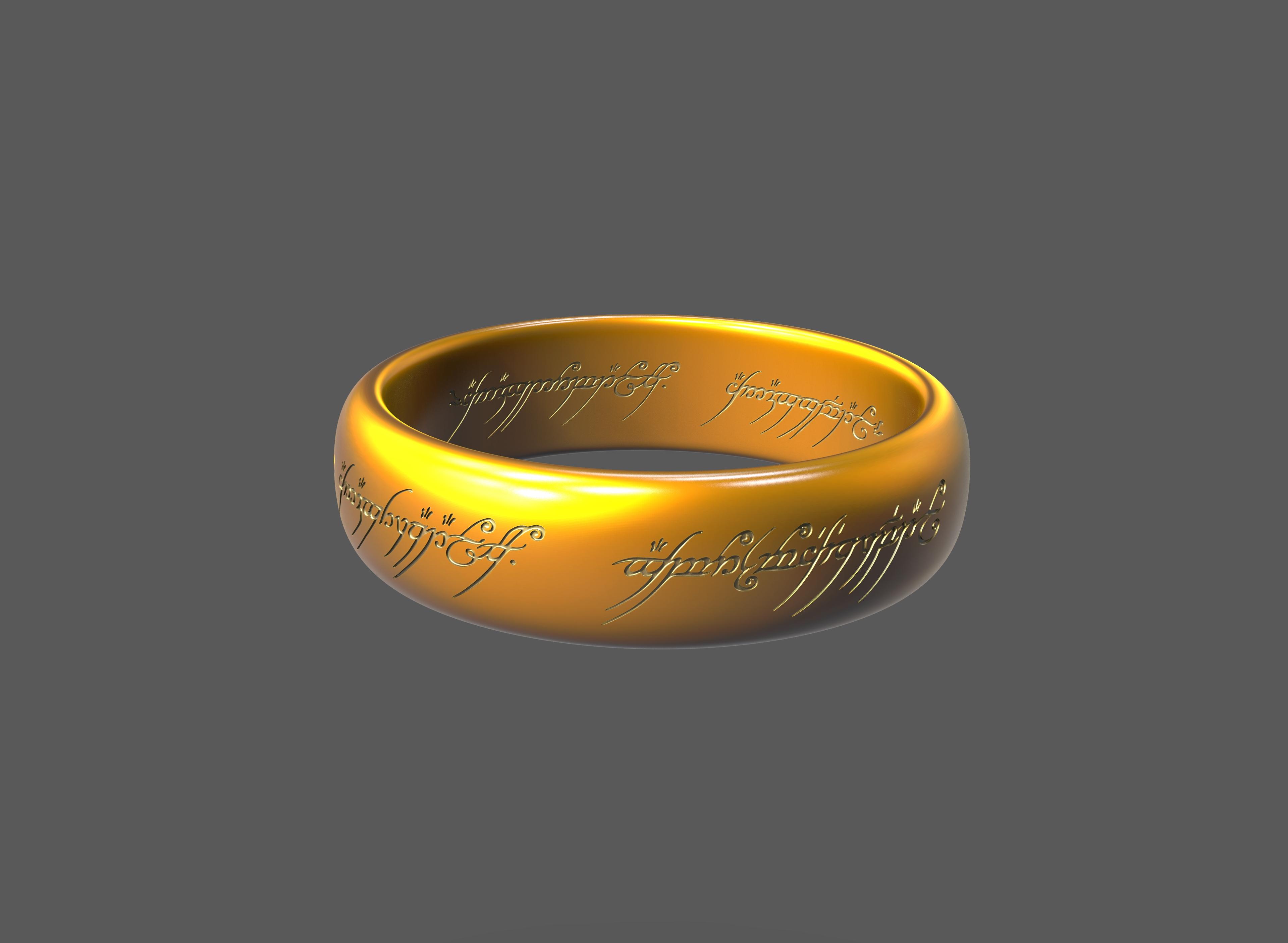 LotR The One Ring 3d model