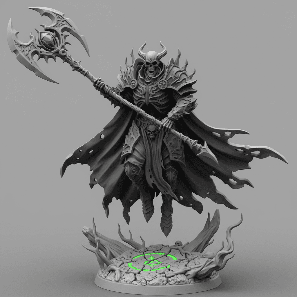 Spectral Lich Cursed Ground Premium STL Download 3d model
