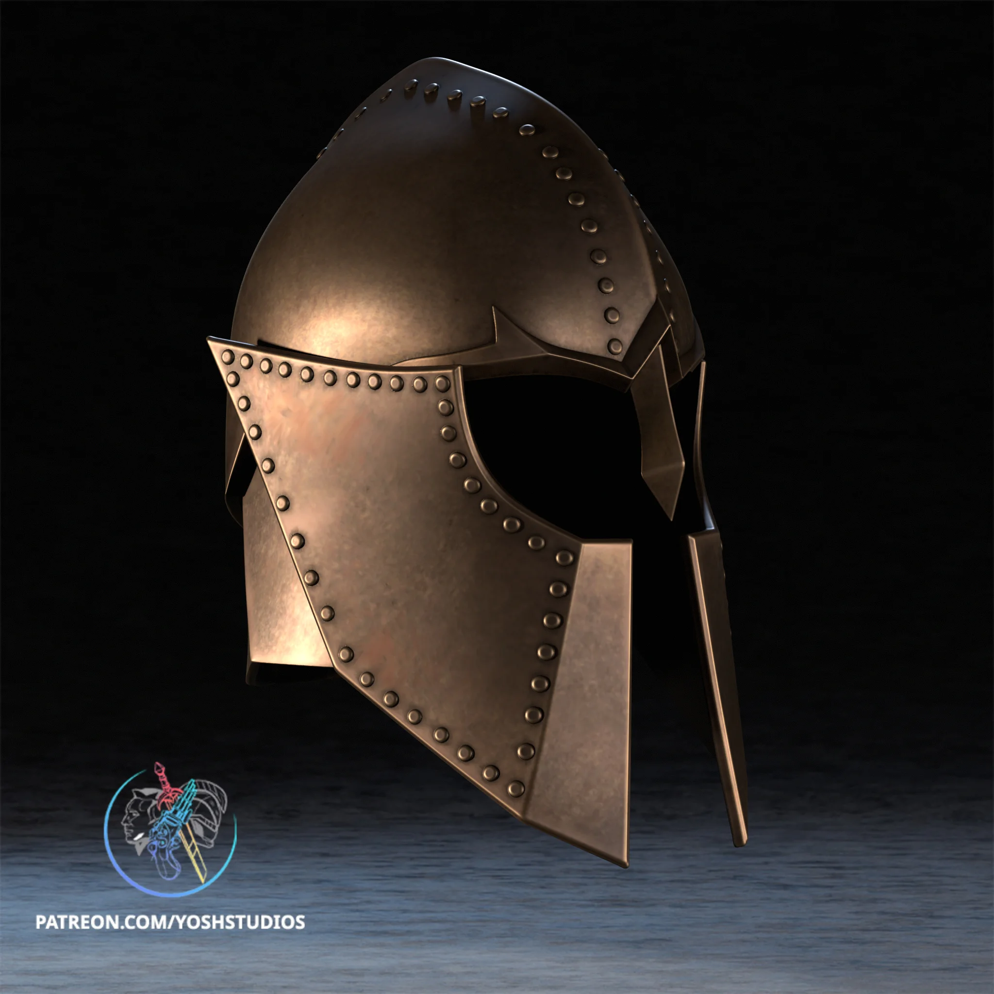 Guard Helmet 3D Printer File STL 3d model