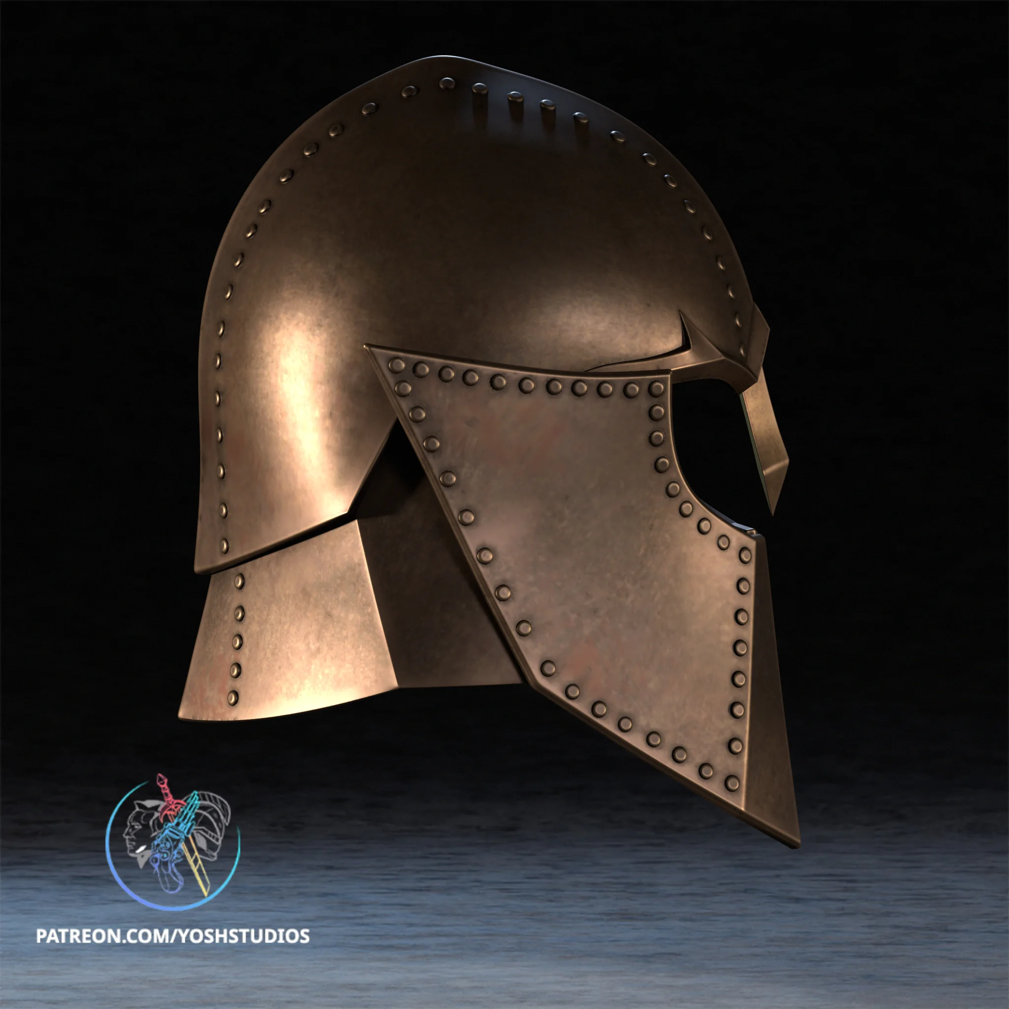Guard Helmet 3D Printer File STL 3d model