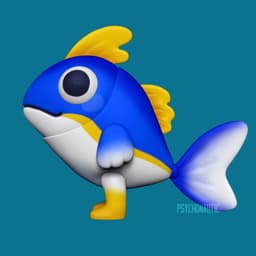 Fishy Ball Jointed Doll 3d model