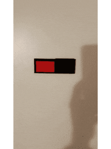 Bathroom indicator - Indicatore bagno 3d model