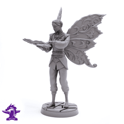 Fairy Attendant Reading Book 3d model