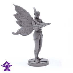 Fairy Attendant Reading Book 3d model