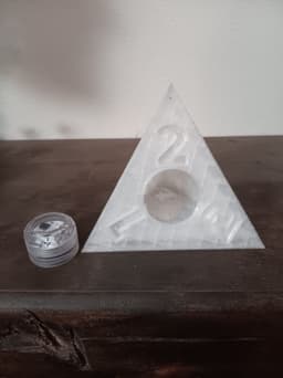 D4 lamp - 4 sided dice lamp 3d model
