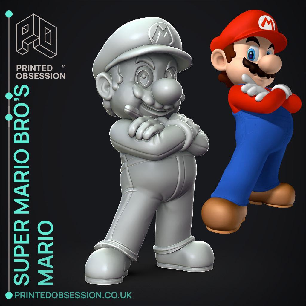 Mario - Super Mario Bros. - Fan Art 3d model
