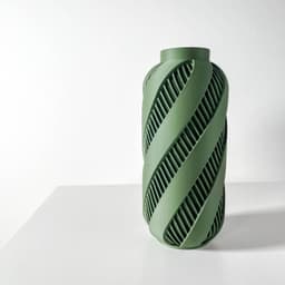 The Alin Vase, Modern and Unique Home Decor for Dried and Preserved Flower Arrangement | STL File 3d model
