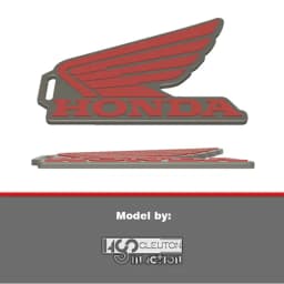 Chaveiro Honda com asa.stl 3d model