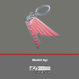 Chaveiro Honda com asa.stl 3d model