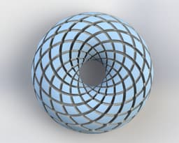 Rodin Coil Torus .STL 12 INCHES Diameter Coil | iToroid Vortex Wave Field Generator | Coil 2 x 12 3d model