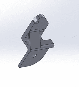 Ender 3 V2 Neo Filament Sensor Mounting Bracket 3d model