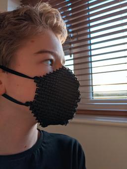 Chainmail cosplay mask #Hallowearables