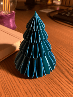 Christmas Tree with Vase Mode Support 3d model