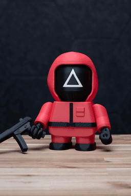 Chunky Pink Soldier - Squid Games Kit | No Supports, No AMS, No Glue 3d model