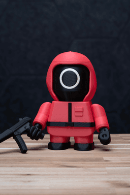 Chunky Pink Soldier - Squid Games Kit | No Supports, No AMS, No Glue 3d model