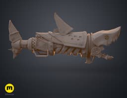 Arcane – Jinx Fishbones rocket launcher 3d model