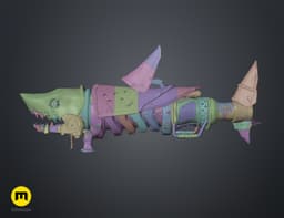 Arcane – Jinx Fishbones rocket launcher 3d model