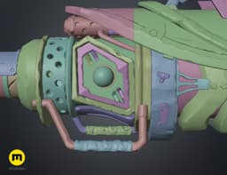 Arcane – Jinx Fishbones rocket launcher 3d model