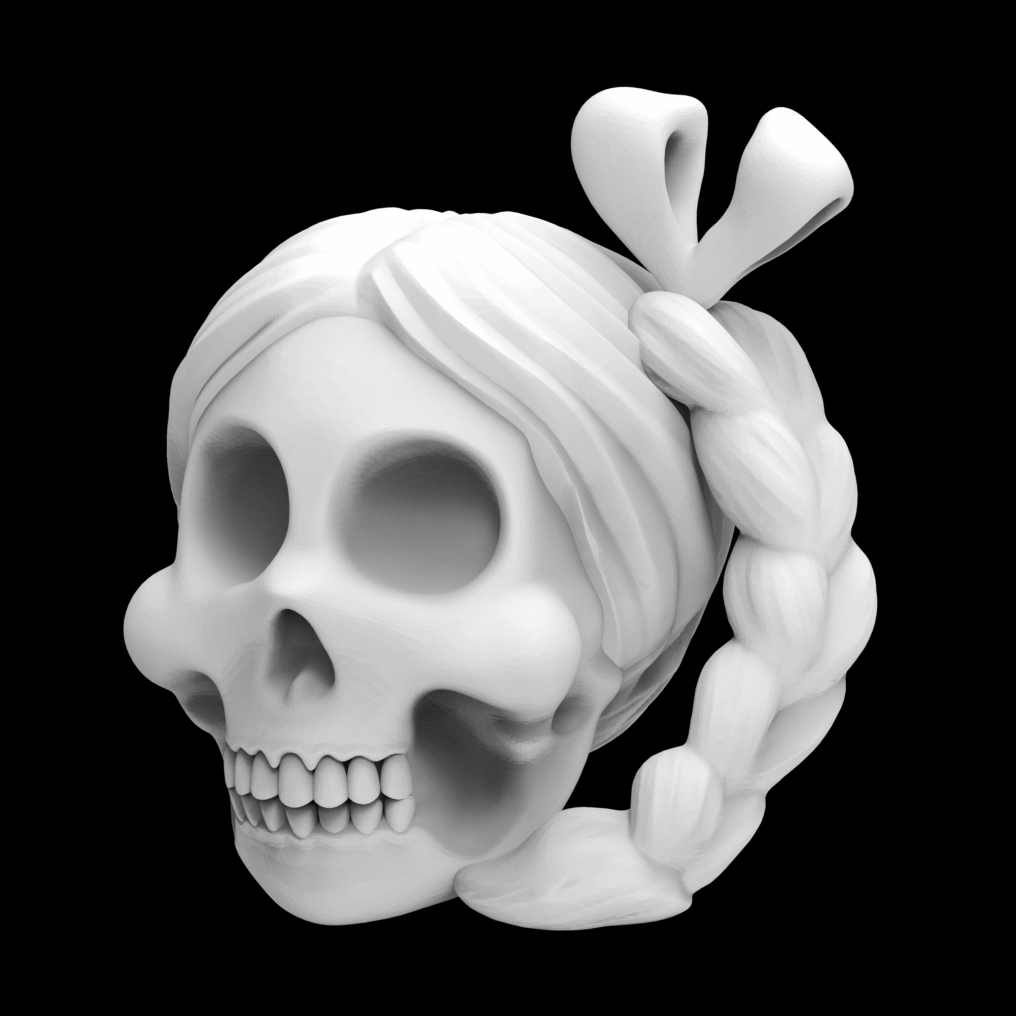 Lady Skull 3d model