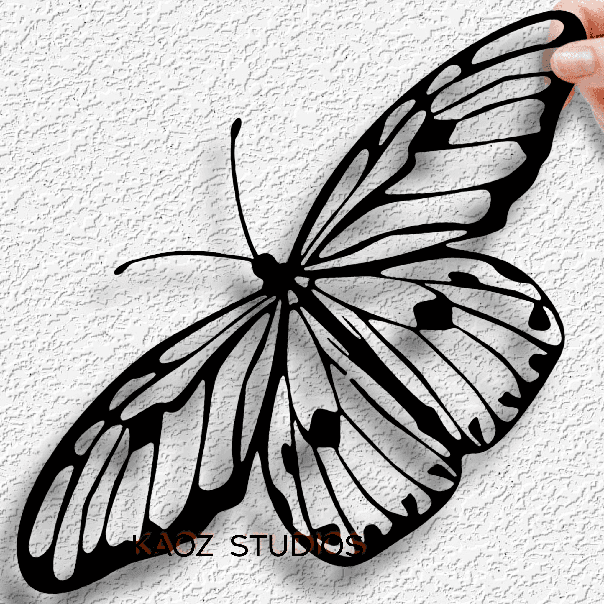Realistic butterfly wall art butterflies wall decor garden decoration 3d model