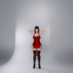 Seductive Curvy Countess V2 3d model